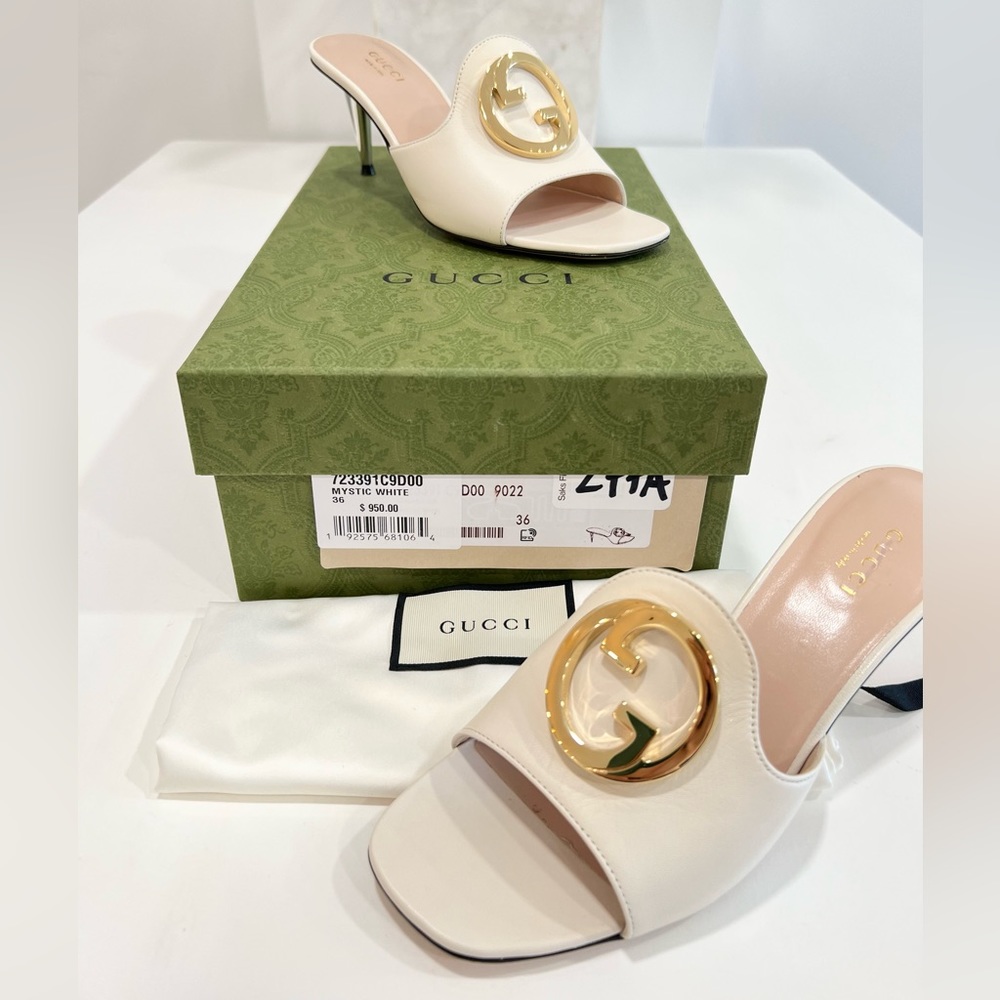 Gucci Blondie slide mule sandals - Picture 3 of 12